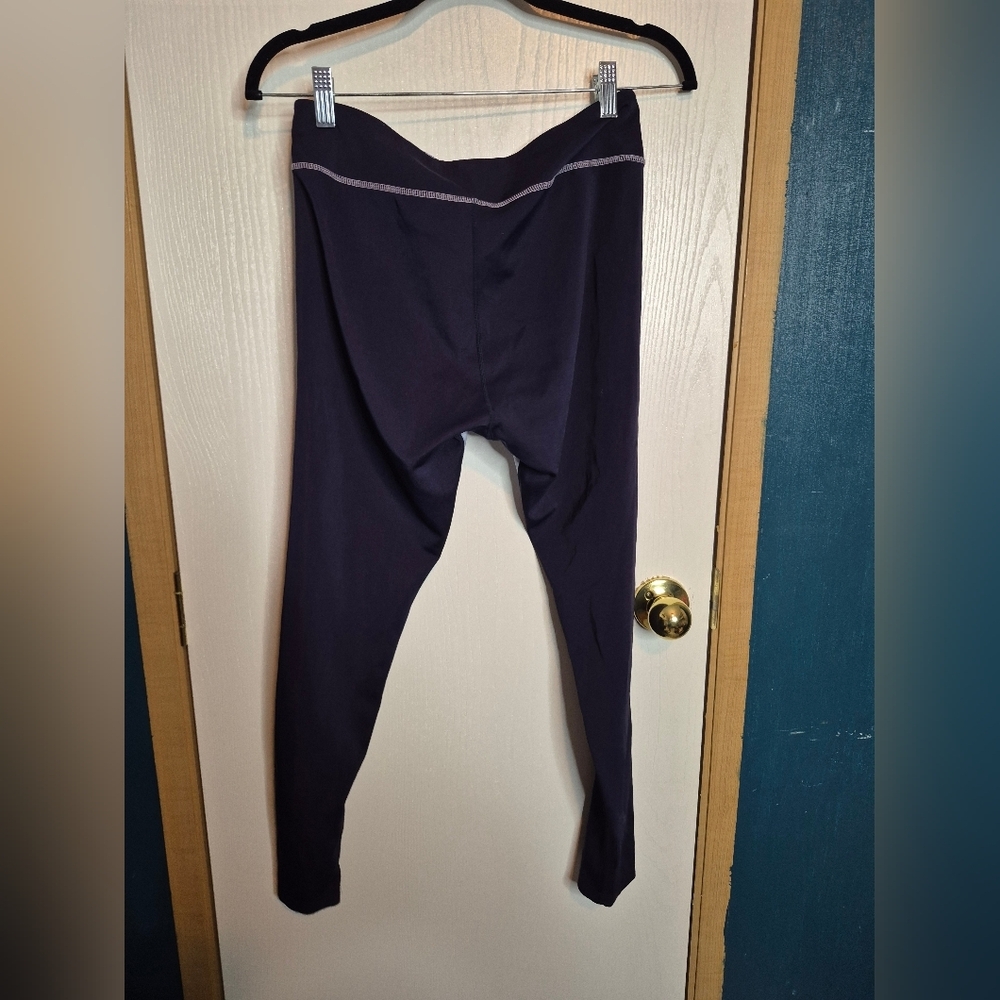 727 NYLORA Leggings in Light Blue and Navy - Picture 2 of 3